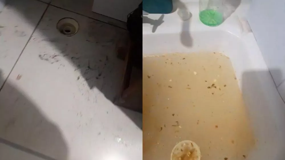 Moradora denuncia invasão de esgoto em apartamento no Residencial São Judas Tadeu, em Patos; veja imagens