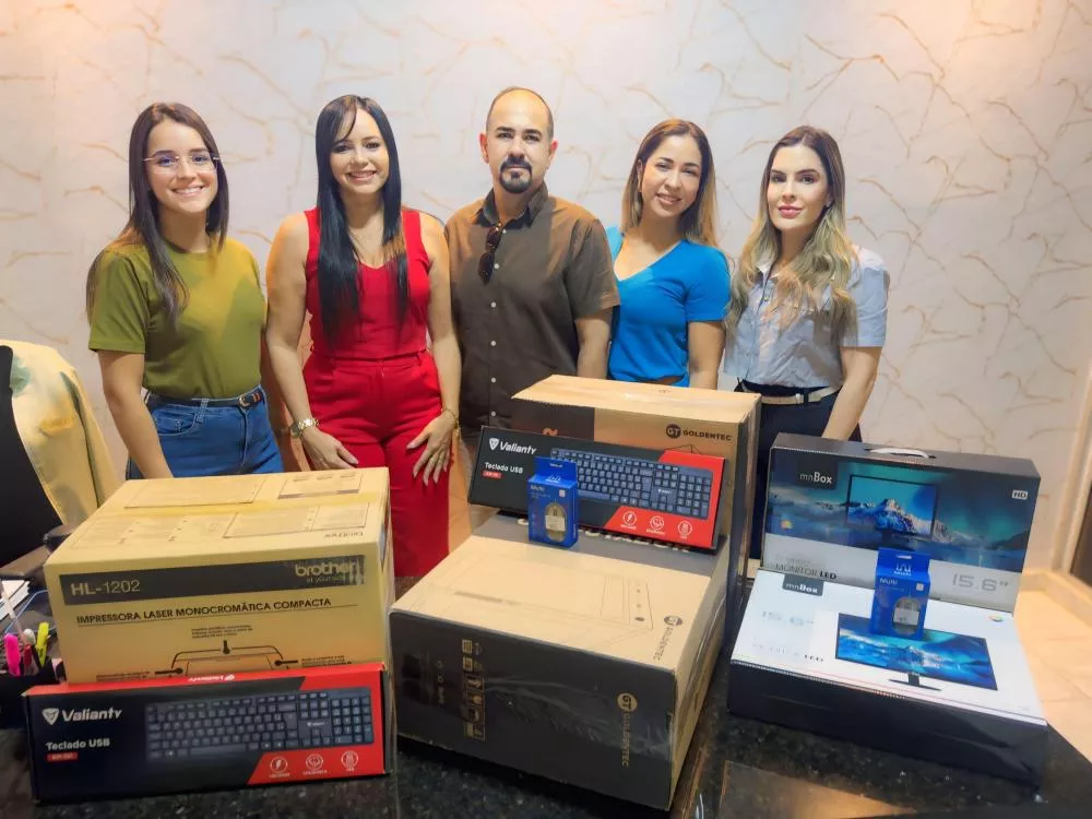 Hospital Infantil Noaldo Leite recebe doações de equipamentos de informática do UNIFIP