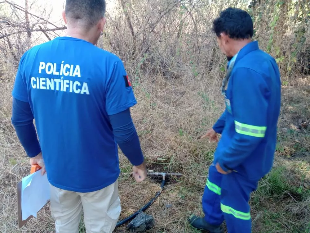 Em Patos: Operação da Cagepa e Polícias Civil e Científica flagra desvio ilegal de água