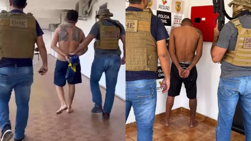 DHE e DRACO prendem traficante interestadual e outro criminoso em ações na cidade de Patos