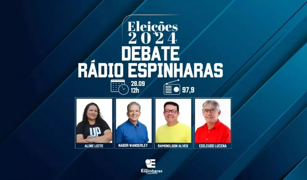 Reveja o debate da Rádio Espinharas com os candidatos à Prefeitura de Patos