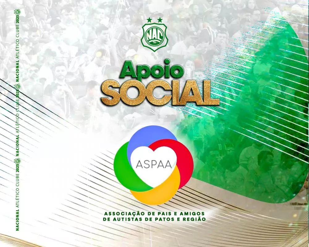 Nacional doará parte da arrecadação da venda de camisas para associação que apoia pessoas com autismo