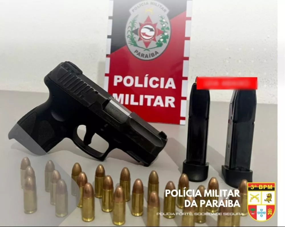 Arma de fogo é apreendida em operação Voto Seguro na cidade de Santa Luzia/PB