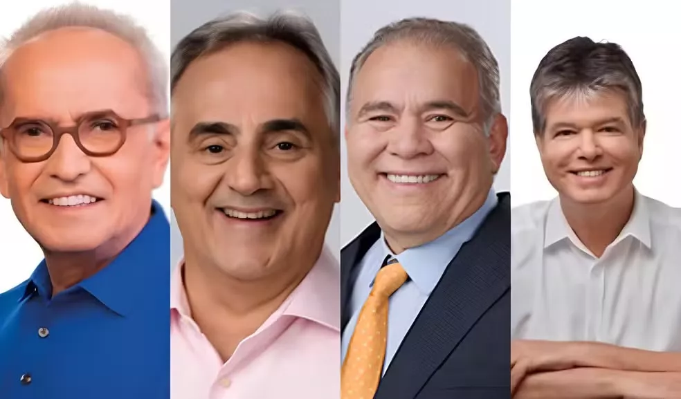 Pesquisa Quaest em João Pessoa, votos válidos: Cícero tem 55%; Ruy, 17%; Queiroga, 16%; e Cartaxo, 12%