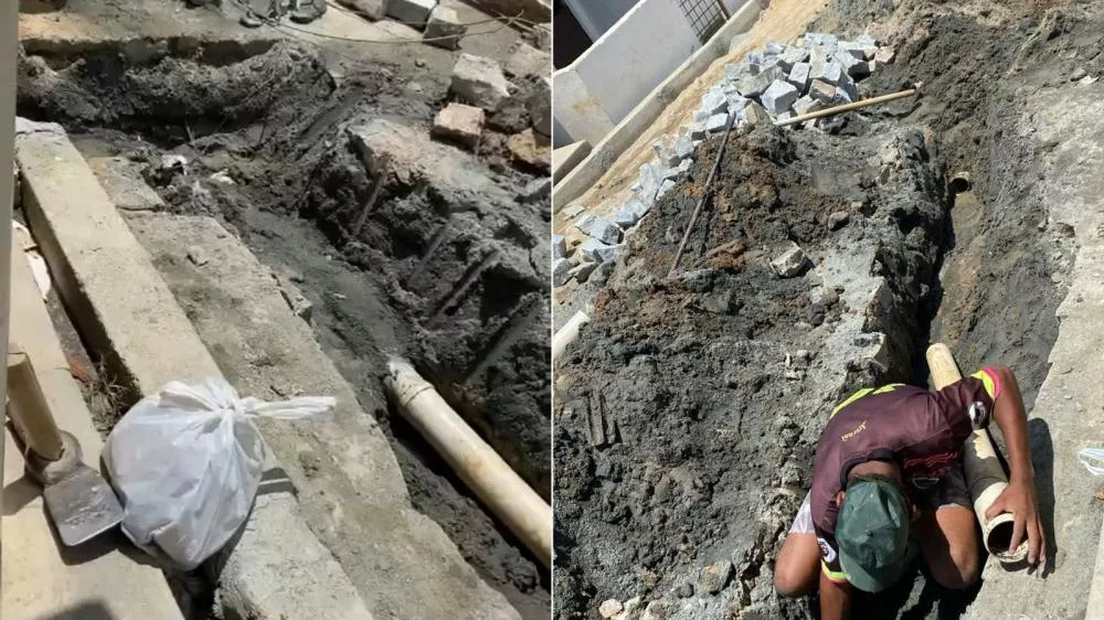 Moradora da Rua Antônio Martins reclama de problemas em rede de esgoto após pavimentação; Prefeitura se pronuncia