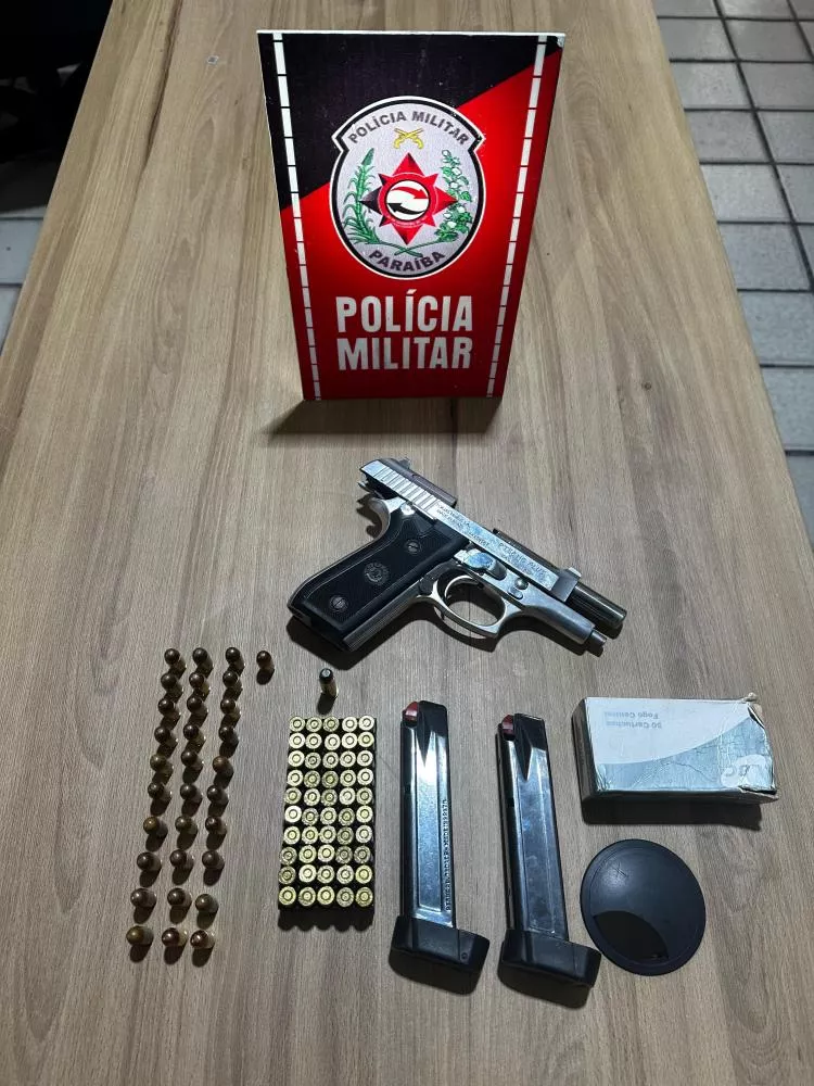 Polícia Militar apreende arma e mais de 80 munições na zona rural de São Bento