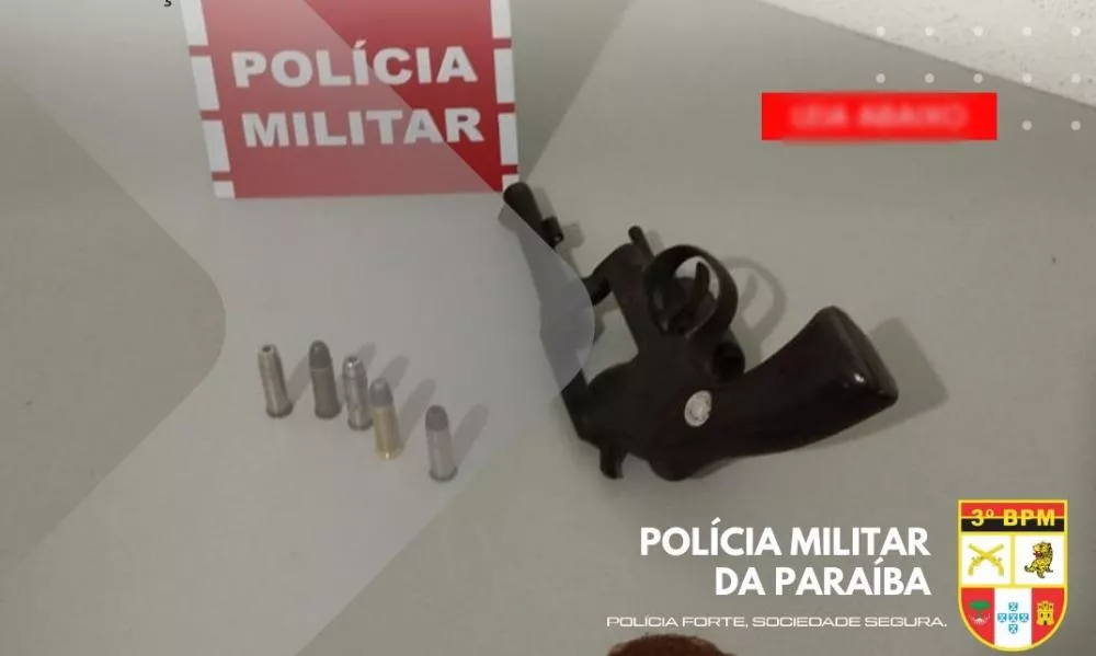 Menor é apreendido com arma de fogo durante operação policial em Cacimbas