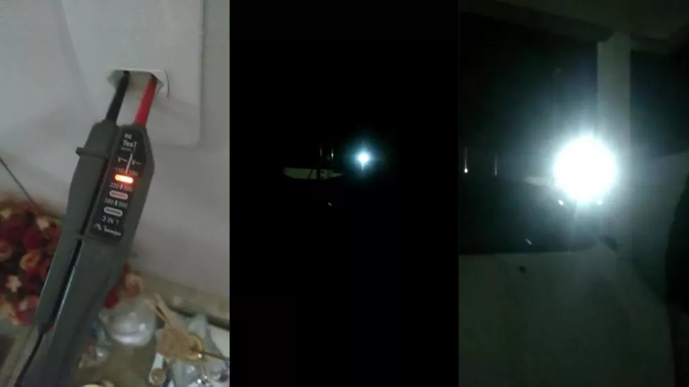 Moradores dos bairros Jardim Guanabara e Maternidade reclamam de baixa tensão na rede elétrica