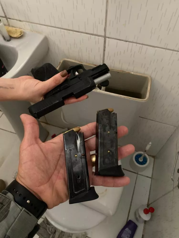 Ação integrada entre ROTAM, DHE e DRF resulta em prisão e apreensão de arma de fogo