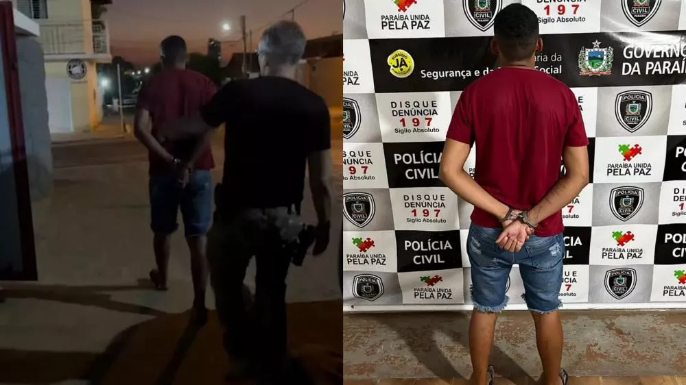 Suspeito de tentativa de homicídio no último domingo (06), em Patos, é preso pela DHE durante ações nesta semana; confira o balanço