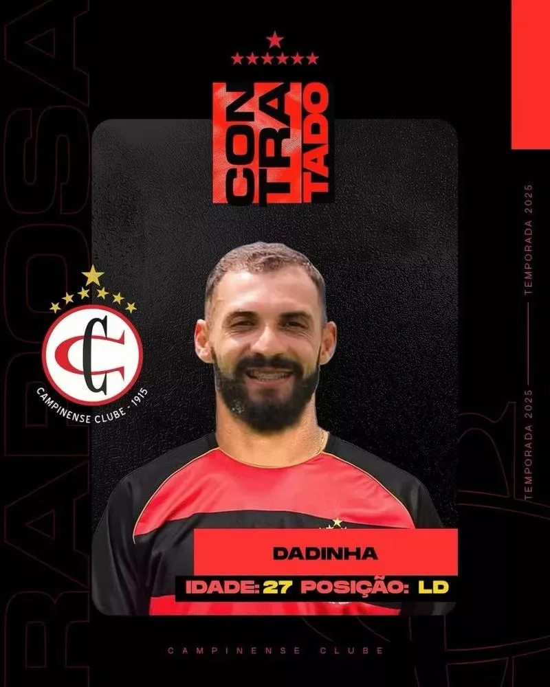 Campinense contrata lateral-direito ex-Nacional de Patos e atacante que estava no Petrolina