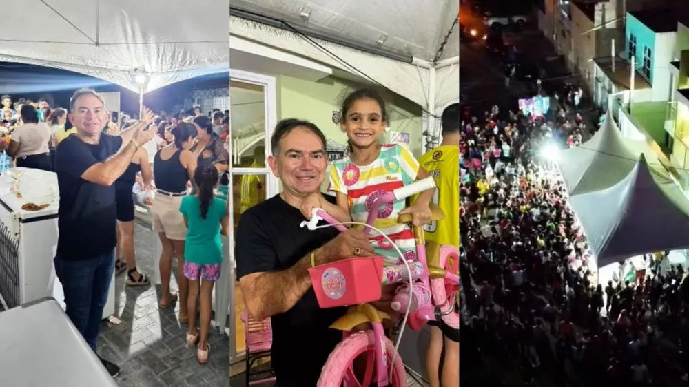 Dia das Crianças é celebrado na Zona Sul em festa organizada pelo empresário Brother Construtor