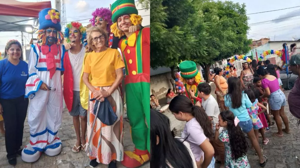 Projeto Alvorecer celebra Dia das Crianças no bairro Salgadinho, em Patos