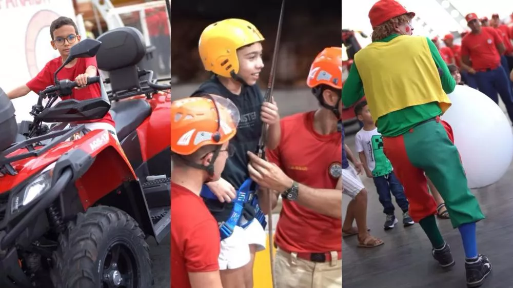 Polícia e Bombeiros Militar realizam festa em comemoração ao Dia das Crianças, em Patos