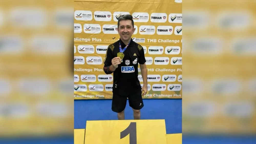 Patoense vence duas etapas em Circuito Nacional de Tênis de Mesa