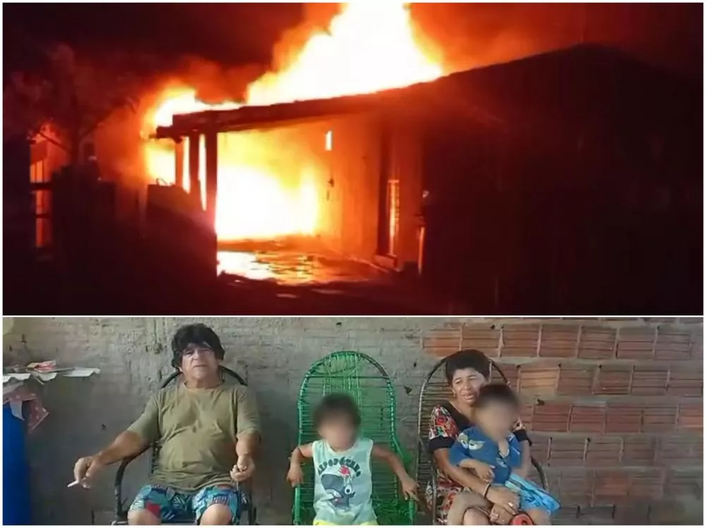 Em Patos: presidente de associação faz apelo aos órgãos governamentais para ajudar família que perdeu tudo em incêndio