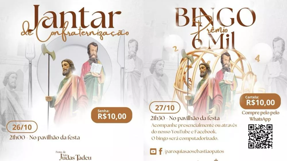 Festa dos Padroeiros agita bairros de Patos com programação variada e prêmios