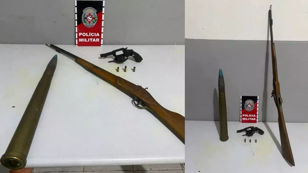 Artilharia pesada: Munição de canhão é apreendida pela Polícia Militar na Paraíba