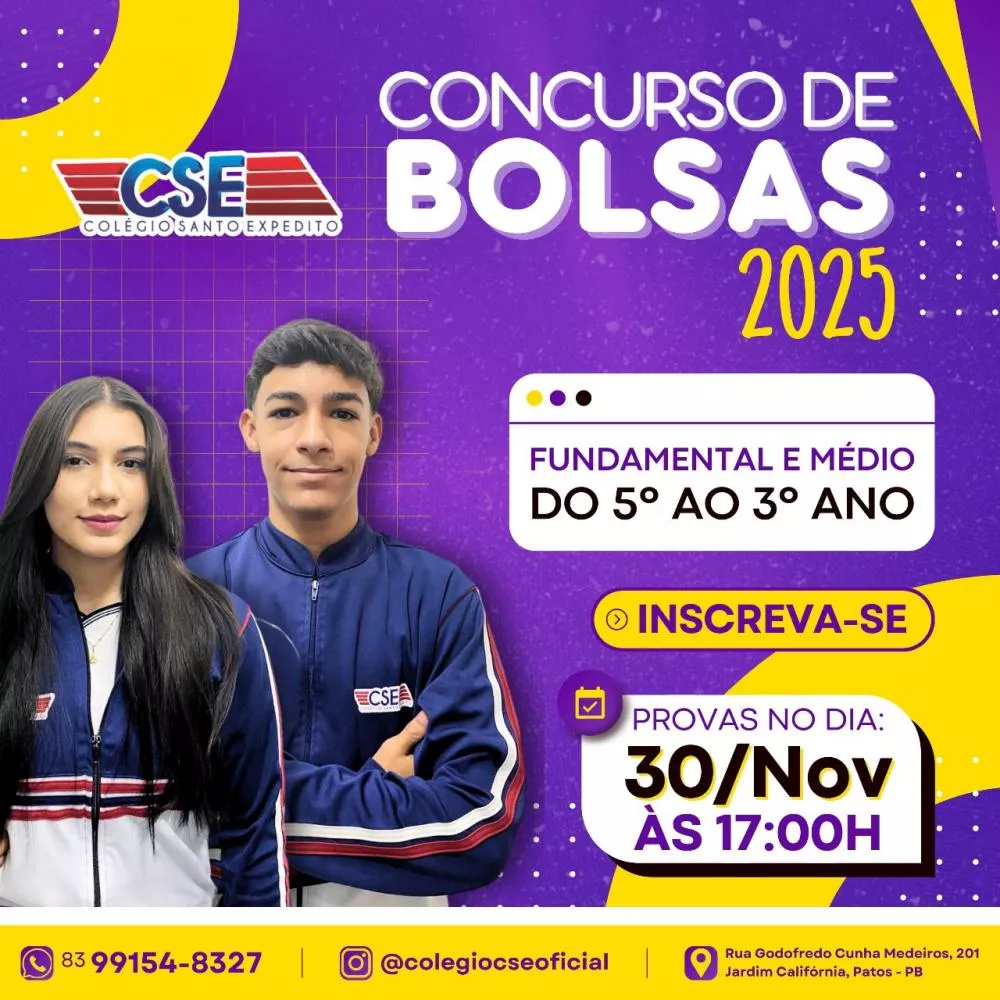 Colégio Santo Expedito Lança Concurso de Bolsas para 2025 com Desconto de 100% nas Mensalidades