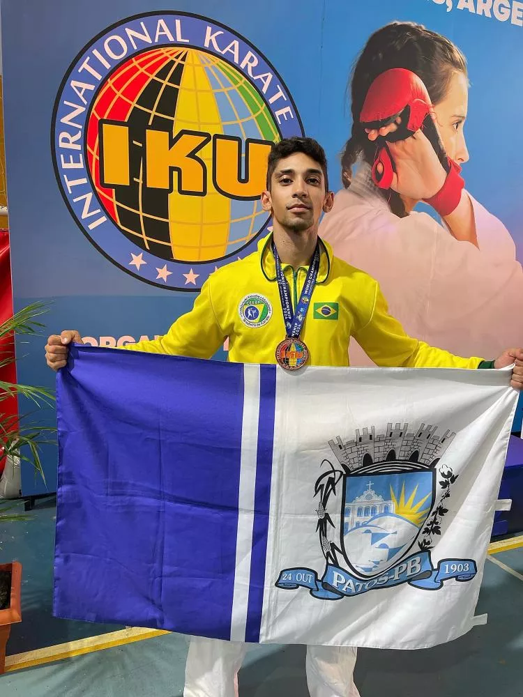 Atleta de Patos se destaca em grande participação no Campeonato Mundial de Karatê 2024, em Buenos Aires