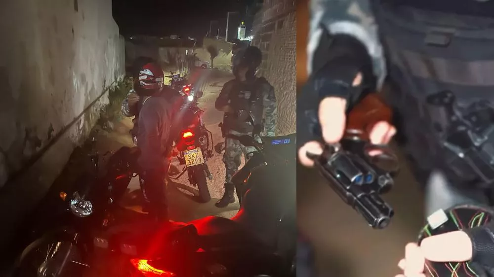 Operação Eternidade: PM realiza apreensões de armas e recupera motocicleta em Patos-PB