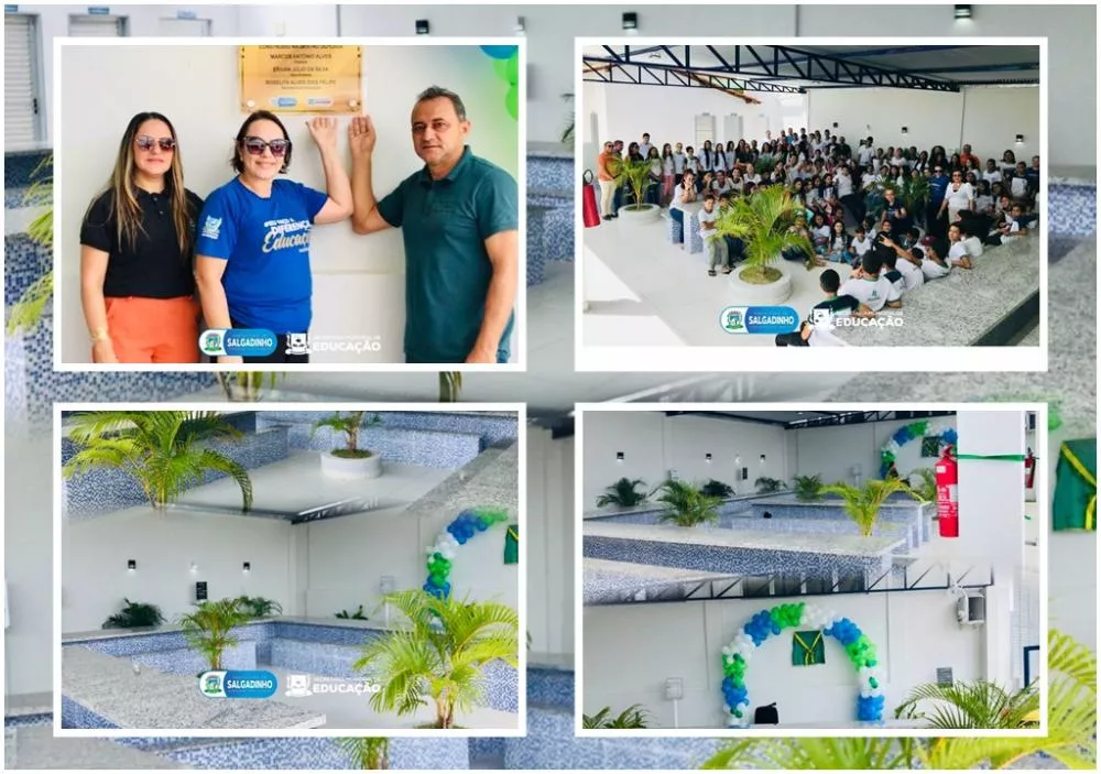 Prefeitura de Salgadinho inaugura novo refeitório na escola Monsenhor Manoel Vieira