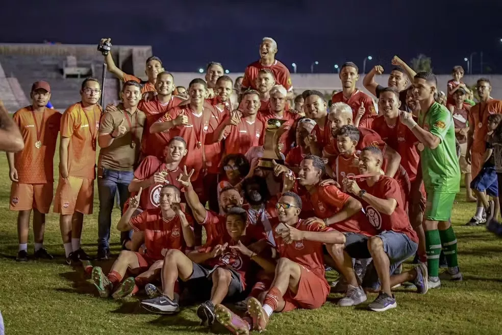 Auto Esporte-PB foi campeão da 2ª divisão Paraibano — Foto: Láercio Ismar
