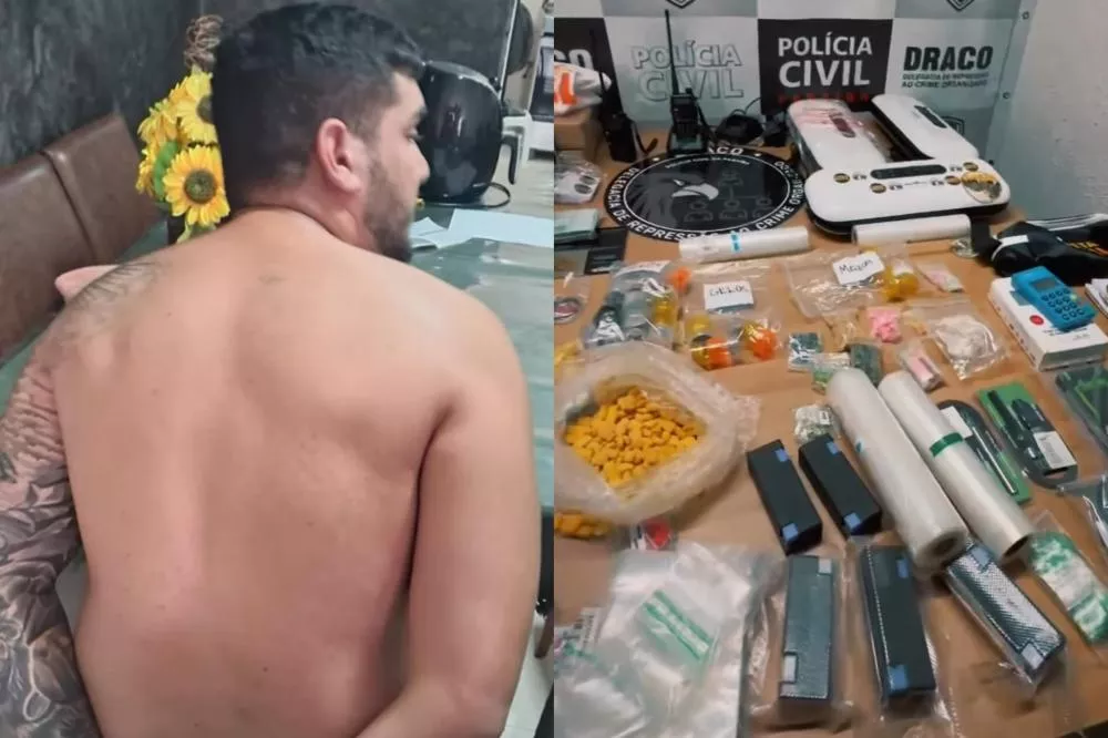 Bacharel em Direito é preso pela DRACO em bairro de luxo em JP com drogas avaliadas em R$ 500 mil