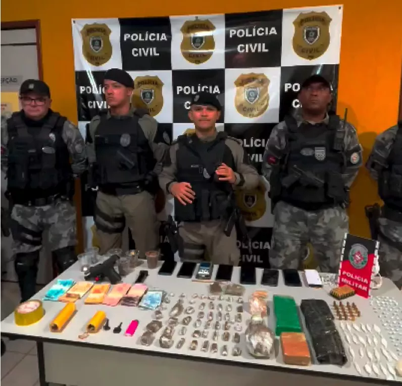 Polícia Militar da Paraíba desarticula ponto de tráfico em São Bento e apreende drogas e armas