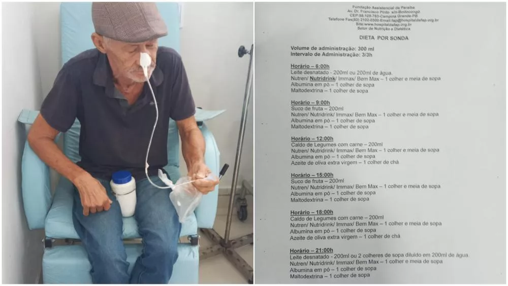  Família de aposentado faz apelo por ajuda para tratamento contra o câncer, na cidade de Patos