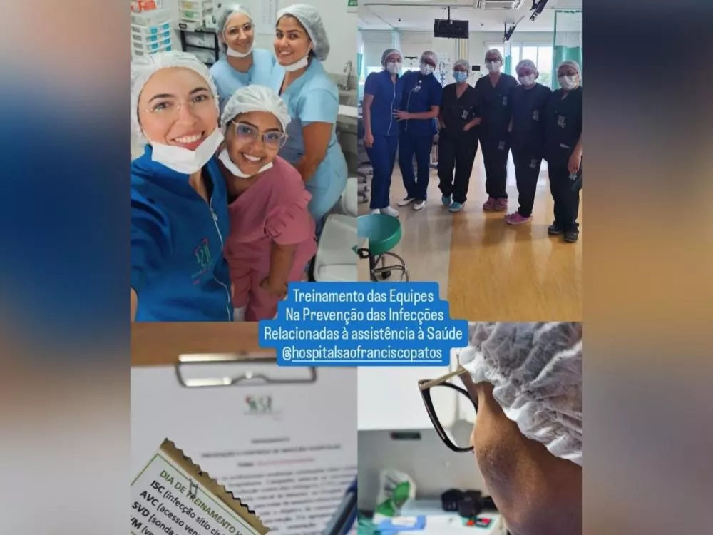 Hospital São Francisco promove treinamento sobre prevenção de infecções relacionadas à assistência à saúde
