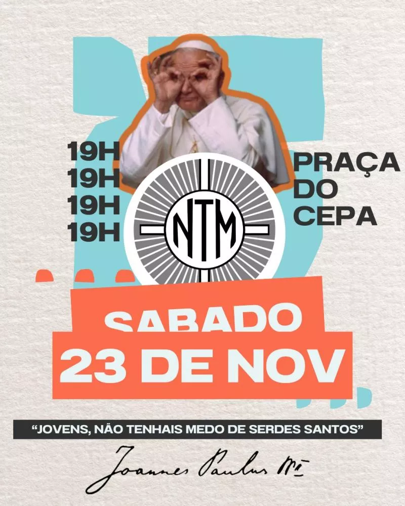 Patos se prepara para o Encontro NTM: uma noite de fé e renovação espiritual