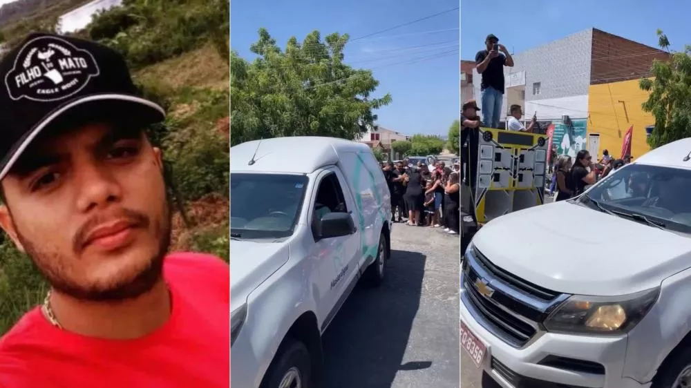 Jovem Renato Galdino é sepultado com homenagens marcantes e música, em Patos