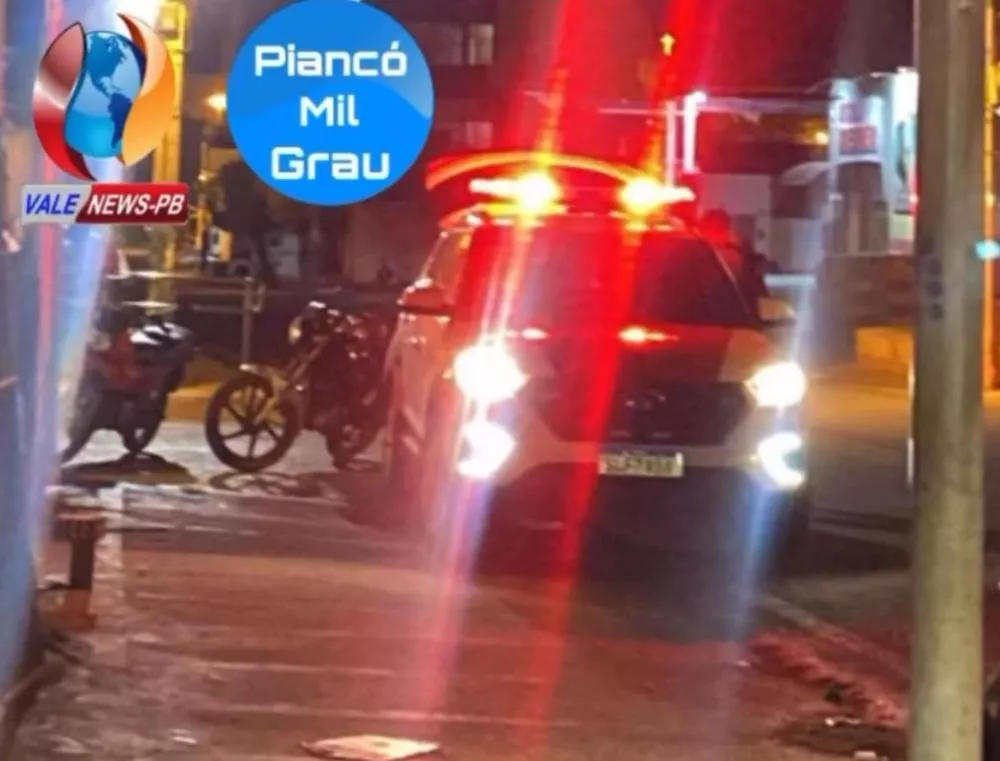 Motorista com suspeita de embriaguez atropela pedestre, colide com veículo estacionado e foge do local em Piancó-PB