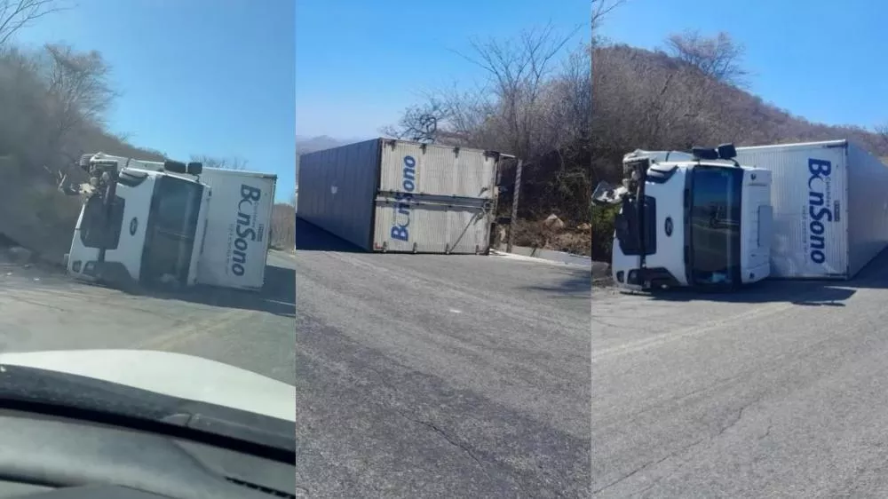 Tombamento de veículo é registrado na manhã desta quarta-feira (27) na Serra do Teixeira; ninguém ficou ferido