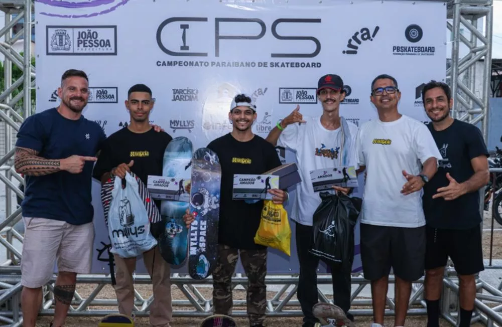 Atleta de Patos conquista título estadual de skate e se classifica para campeonato nacional