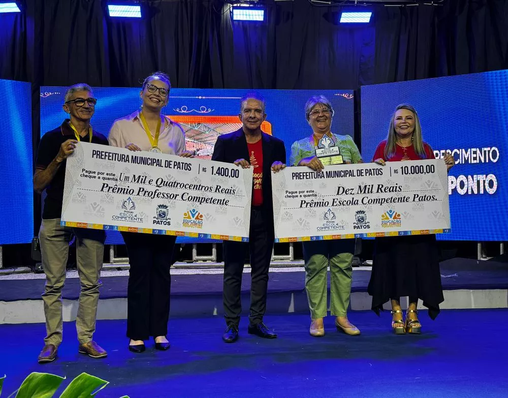 Prefeitura de Patos realiza o primeiro “Prêmio Escola Competente” para reconhecer avanços na educação municipal