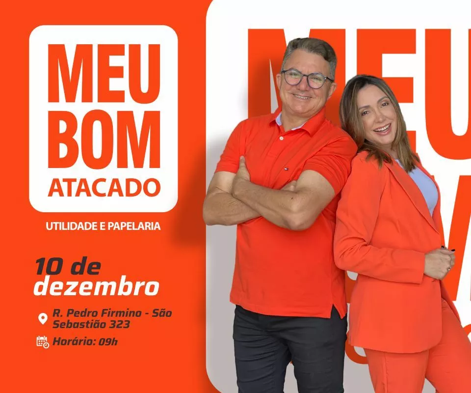 10 de Dezembro: Meu Bom Atacado chega a Patos com preços baixos e variedade em utilidades