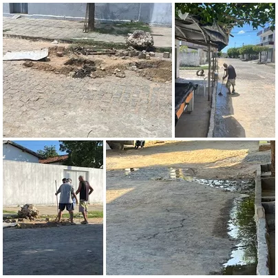 Morador do Bivar Olinto cobra solução para galeria estourada em ruas do bairro