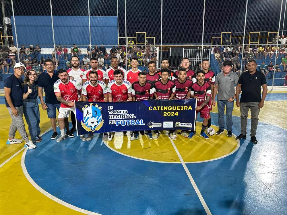 Prefeitura de Catingueira encerra 1º Torneio Regional de Futsal com a entrega de mais de R$ 3.000 em prêmios
