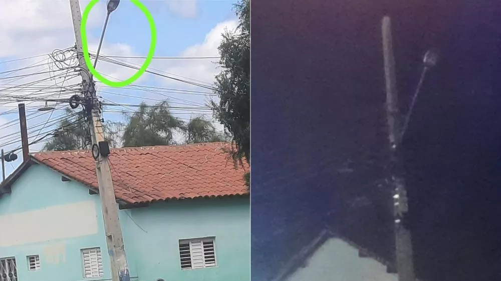 Morador reclama de falta de iluminação pública em poste na Rua do Prado; setor responsável se pronuncia