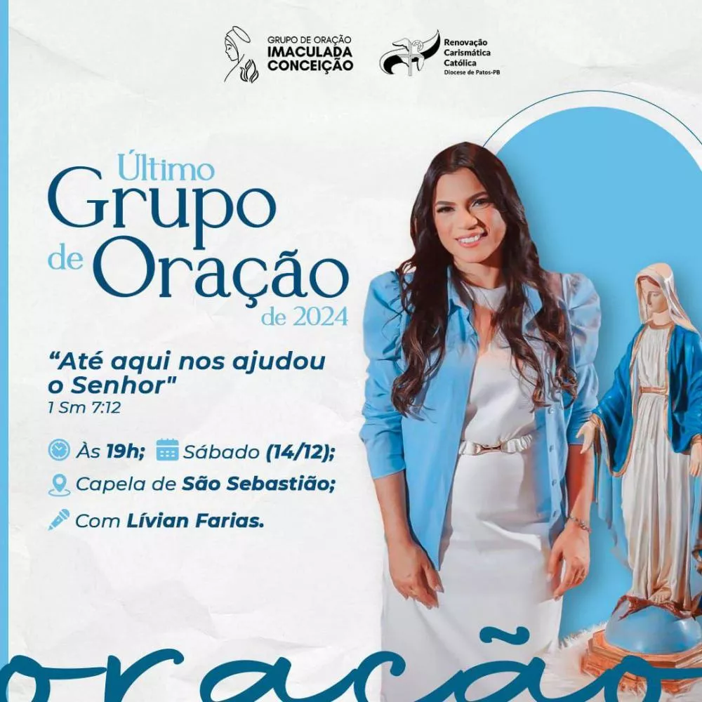 Grupo de Oração promove Noite de Louvor com Missionária Lívian Farias em São Mamede
