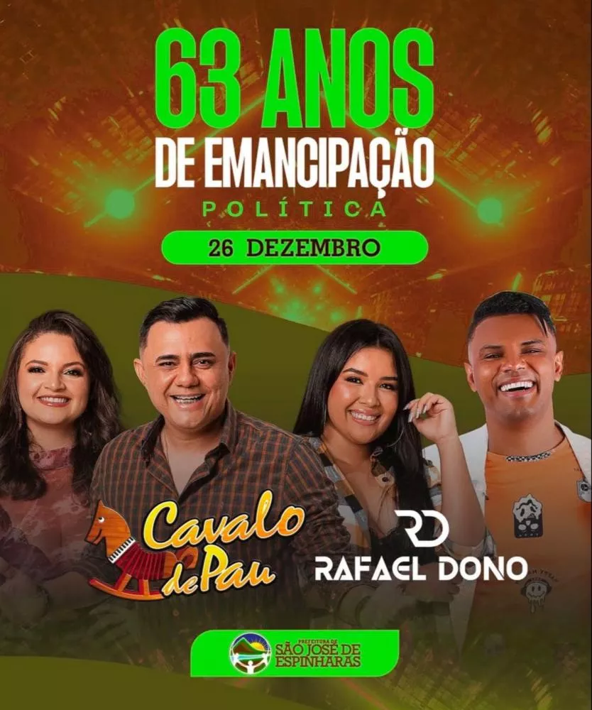 São José de Espinharas comemora 63 anos de emancipação política com grande festa