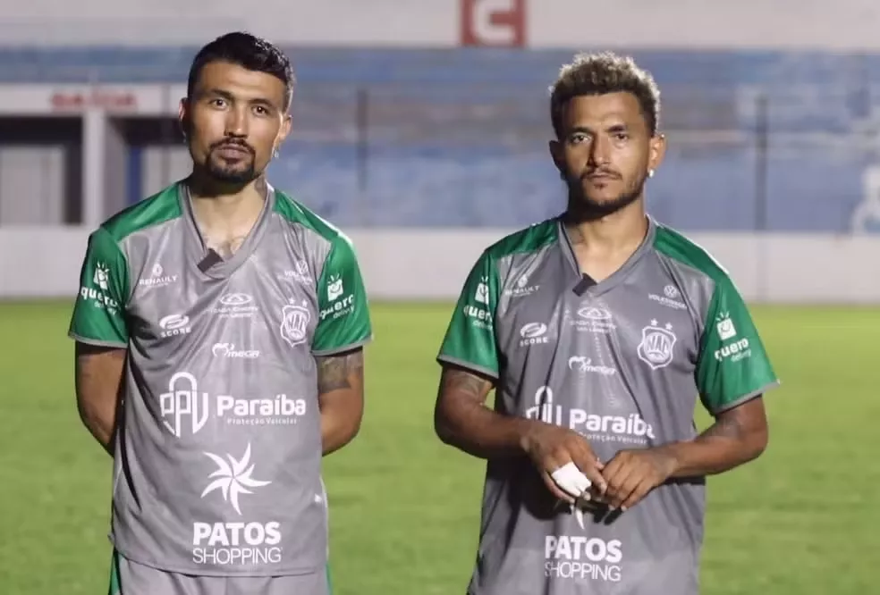 Kieza e Rogério celebram volta da parceria agora pelo Nacional de Patos