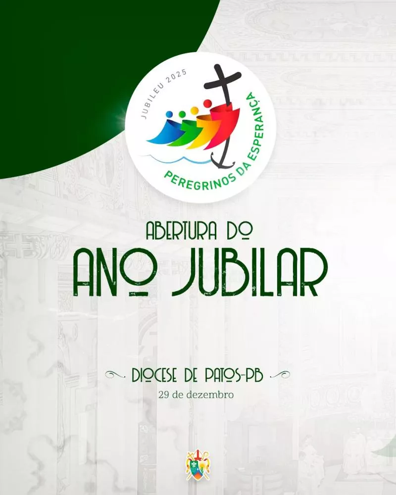 Diocese de Patos inicia Jubileu Ordinário 2025 com celebração e peregrinação neste dia 29 de dezembro