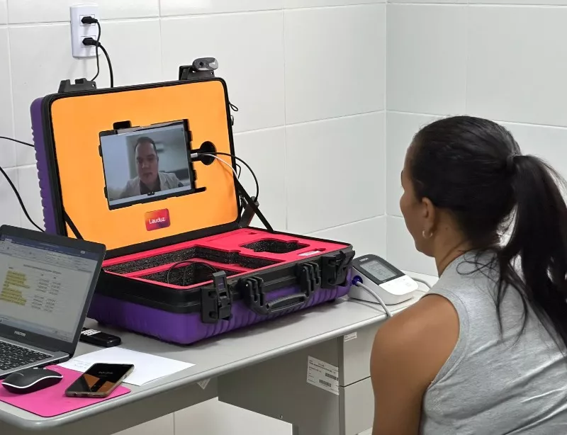 Policlínica Dr. Joácio Morais, em São Mamede, realiza primeiras consultas de Telemedicina e inaugura Laboratório Próprio