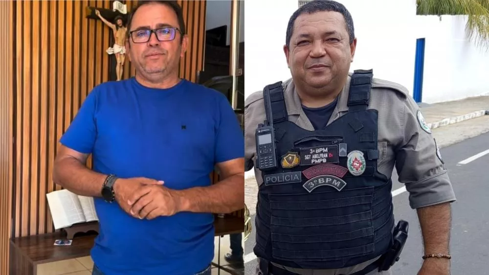 Prefeito Netto Gomes e o Sargento Abelfran (Foto: reprodução)