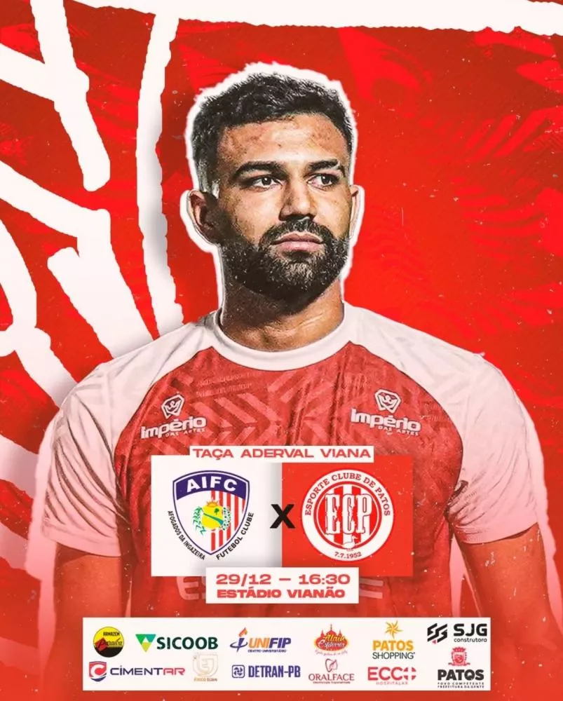 Esporte de Patos encara o Afogados-PE fora de casa em amistoso neste domingo (29)