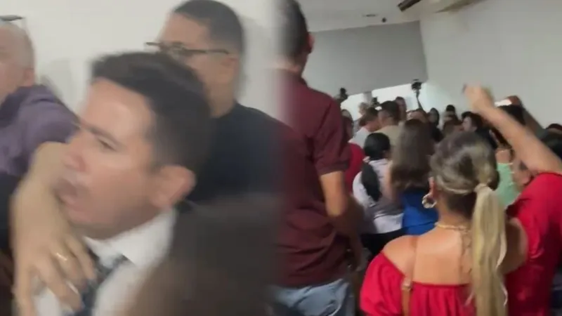 Posse dos vereadores de Santa Rita é marcada por tumulto e intervenção policial; eleição da Mesa Diretora é adiada