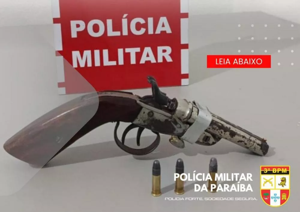 Polícia Militar apreende arma de fogo durante Operação Boas Festas, em Santa Luzia